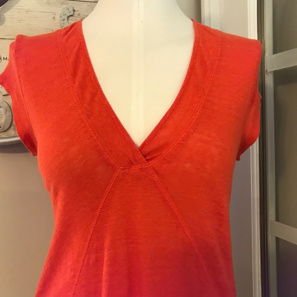 Host pick 🎉 🎈 Anthropology Meadow Rue 100% linen top - Picture 4 of 13